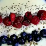 Lecker Low Carb Mandel Fruehstuecksbrei vegan W2xEX 4x 2n