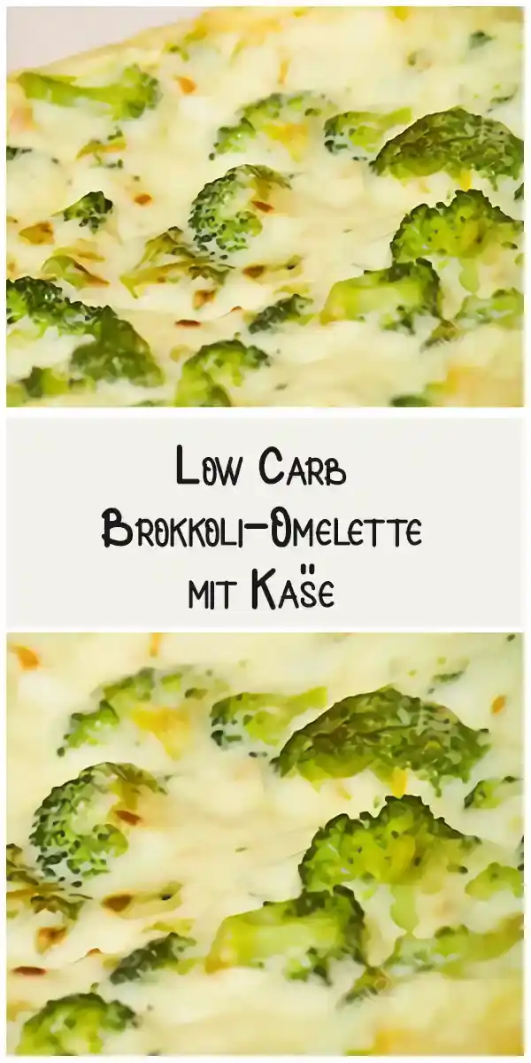 Low Carb Brokkoli-Omelette mit Käse 1 Low Carb Brokkoli-Omelette mit Käse