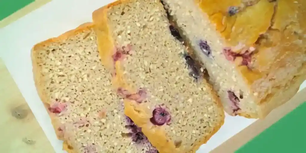 Low carb Heidelbeer-Bananen-Brot