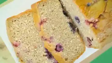 Low carb Heidelbeer-Bananen-Brot