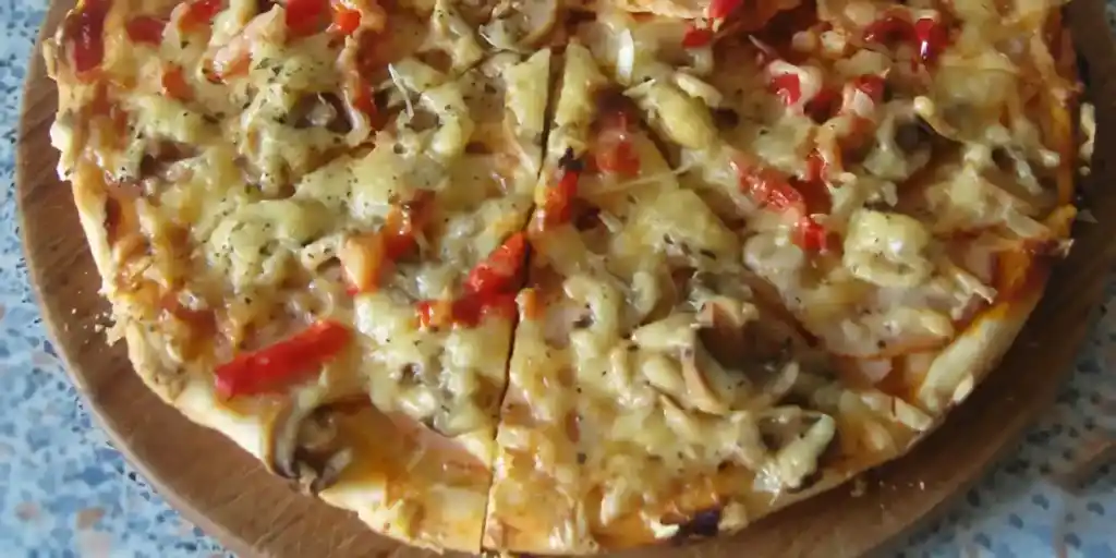 Low carb Tofu Pizzaboden