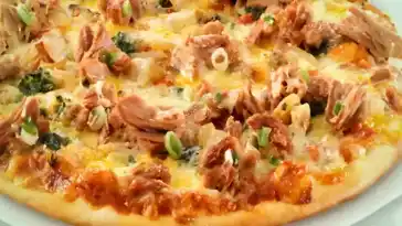 LowCarb Pizza mit Thunfischboden W2xEX 4x 2n