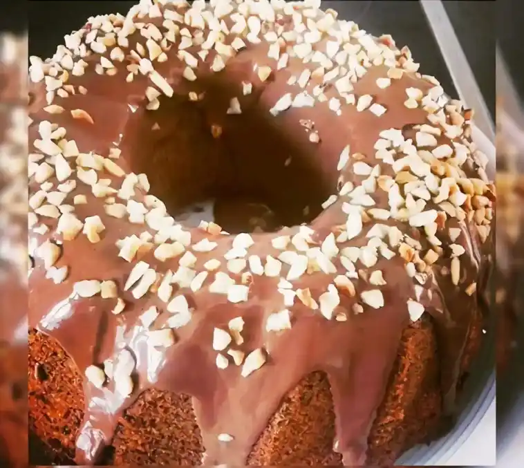 Nusskuchen , schnell und leicht zu machen