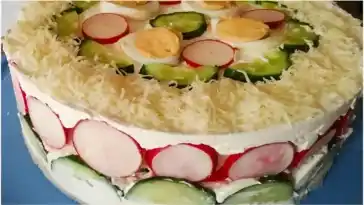 Salattorte…heute mal gemacht…lecker