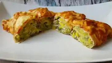 Schinken-Lauch Röllchen
