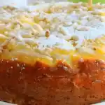 Schweizer Apfelkuchen mit Pudding
