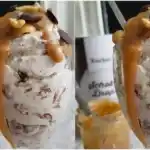 Sündhaft lecker Snickers Quark mit selbstgemachter Karamellsauce