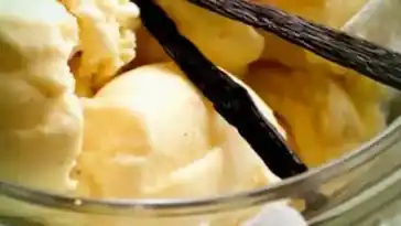 Vanilleeis ohne Eismaschine