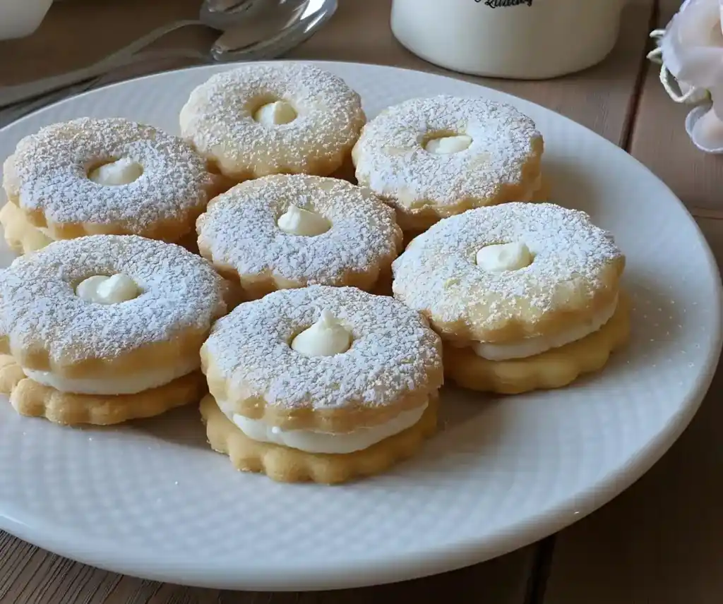 WEISSE SCHOKOLADE PLÄTZCHEN