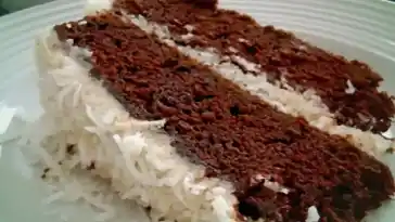 low carb Frozen Bounty Coconut Cake