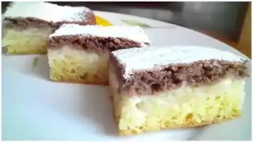 Apfel-Pudding-kuchen, schnell und leicht zu machen