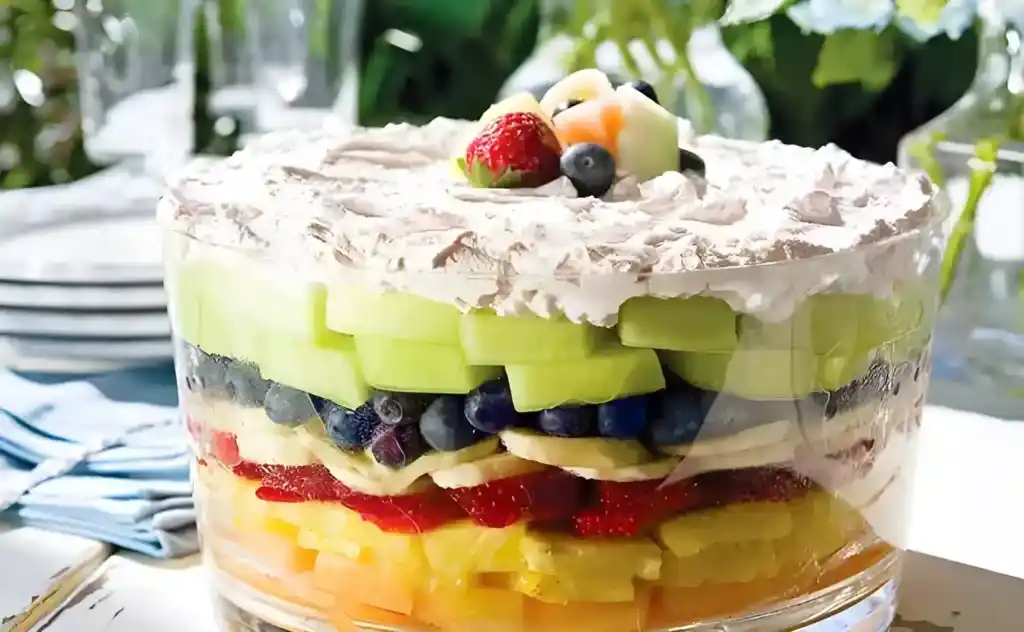 FRUCHT SCHICHT SALAT , DER PERFEKTE SNACK!