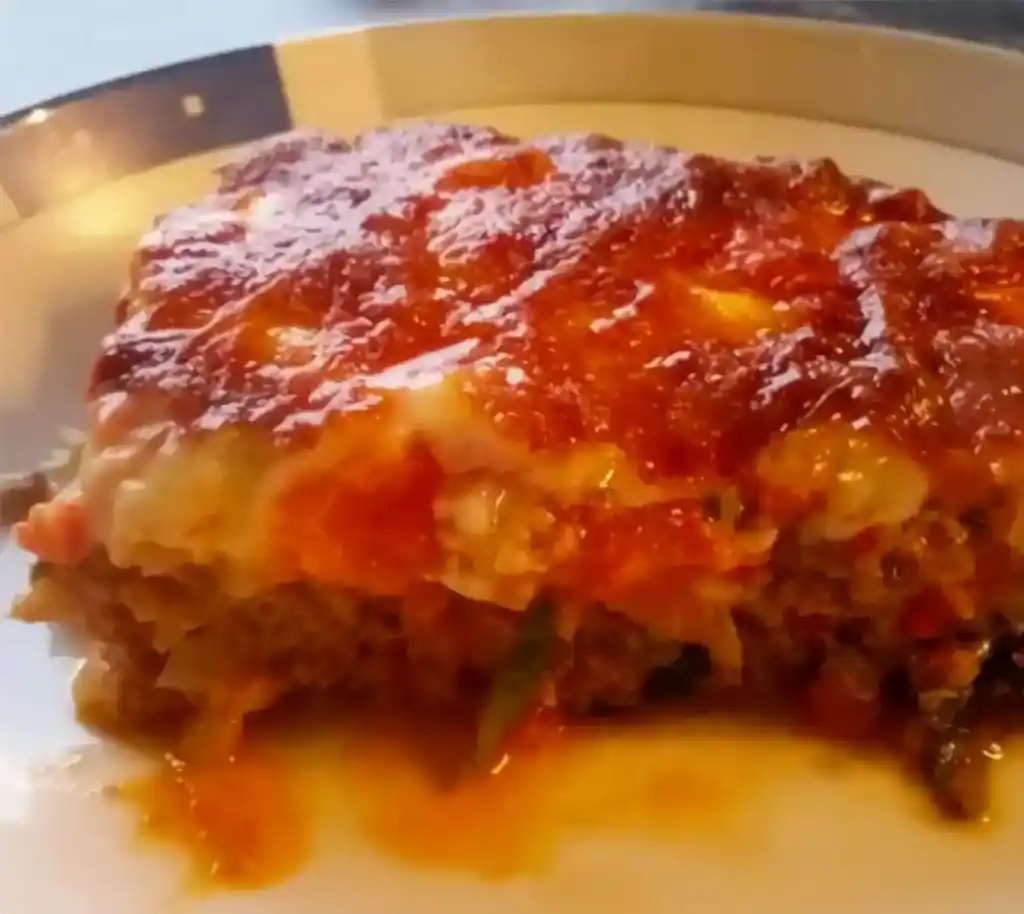 Hackfleischpizza ohne Teig in der Low Carb Version