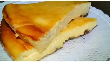 Käsekuchen mit Kokosflocken ohne Boden