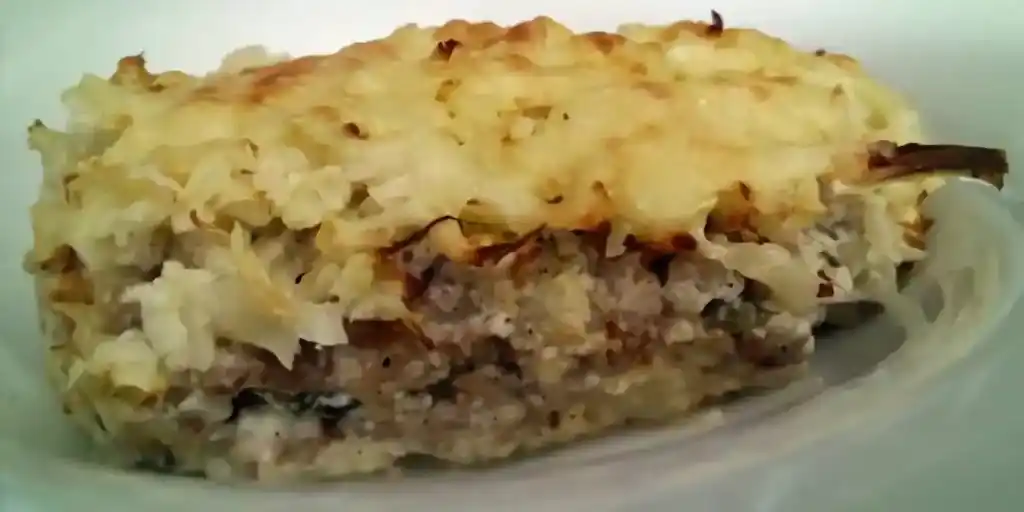 Kalorienarme Hack-Tzatziki-Auflauf