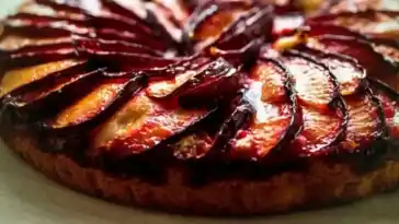 Kalorienarme Pflaumenkuchen