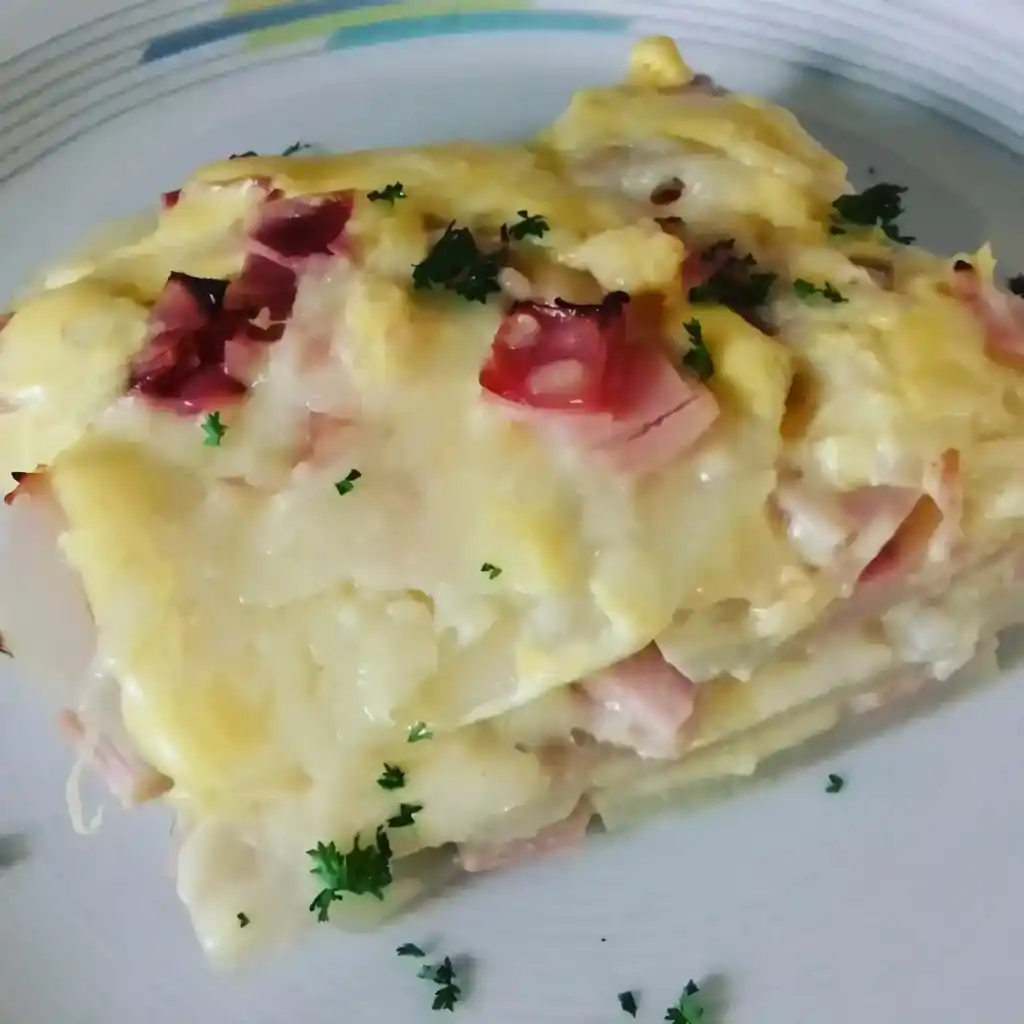Kohlrabi-Schinken-Lasagne, der perfekte Snack!
