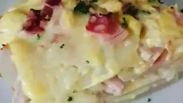 Kohlrabi-Schinken-Lasagne, der perfekte Snack!