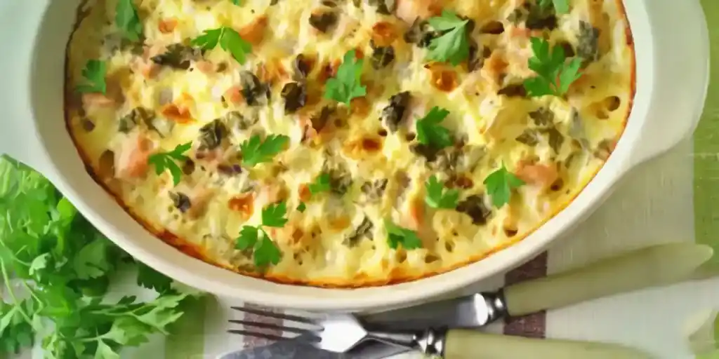 Lachs-Gemüse-Auflauf