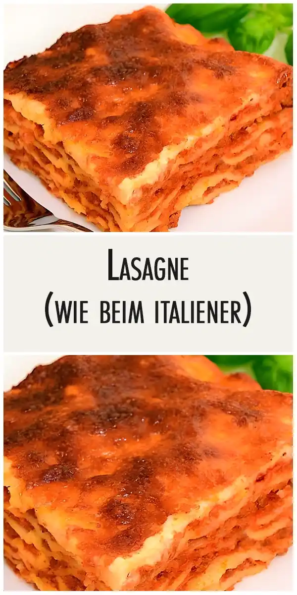 Lasagne (wie beim italiener) 1 Lasagne (wie beim italiener)