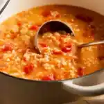 Leichte Tomatensuppe mit Reis