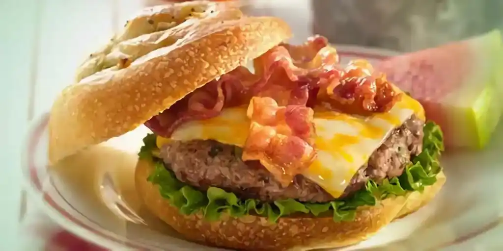Low Carb Double bacon cheese-burger