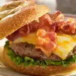 Low Carb Double bacon cheese-burger
