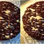 Low-Carb Schokoladenkuchen mit Sauerkirschen