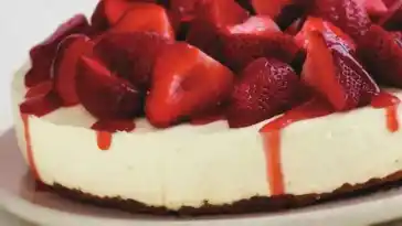 Low Carb Strawberry Cheesecake