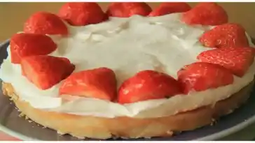 Low carb Erdbeer-Torte