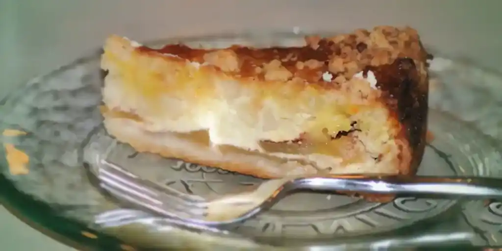 Low carb Quarktorte mit Äpfeln