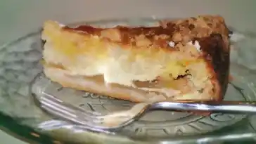 Low carb Quarktorte mit Äpfeln