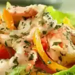 Low carb Salat mit Garnelen