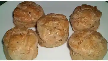 Low carb runde salzgebäcke, Grieben Pogatschen