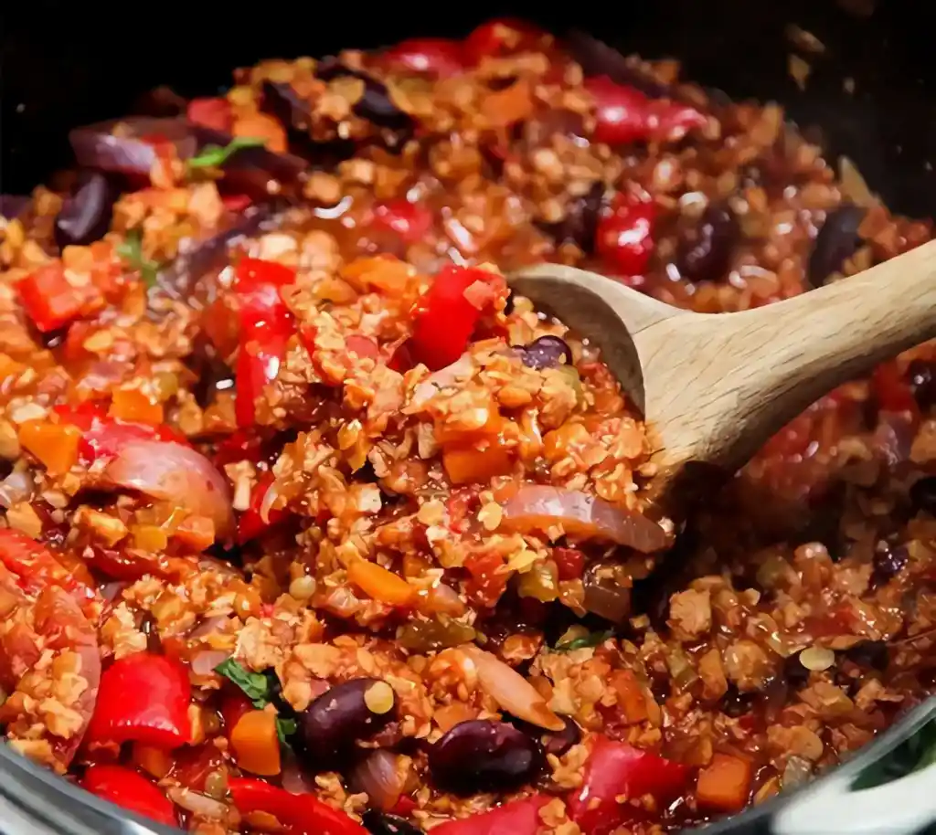 LowCarb Vegetarisch-veganes Chili sin Carne „SuperNova“