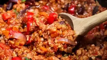 LowCarb Vegetarisch veganes Chili sin Carne „SuperNova W2xEX 4x 2n