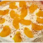 Mandarine-Sahne-Schmand-Torte Low Carb