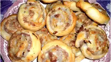 Mettschnecken, Einfach und schnell!