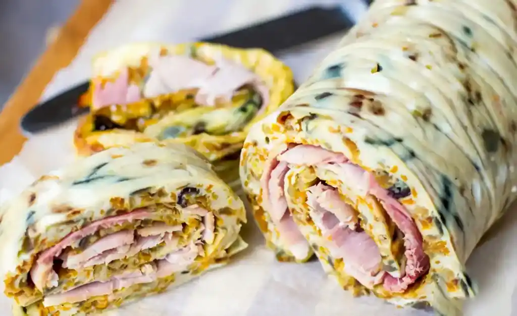 Omelett-Wrap Mit Schinken Rezept
