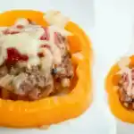 Paprika-Hackfleisch-Ringe