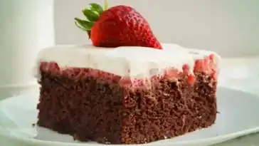 Schoko Erdbeer Kuchen