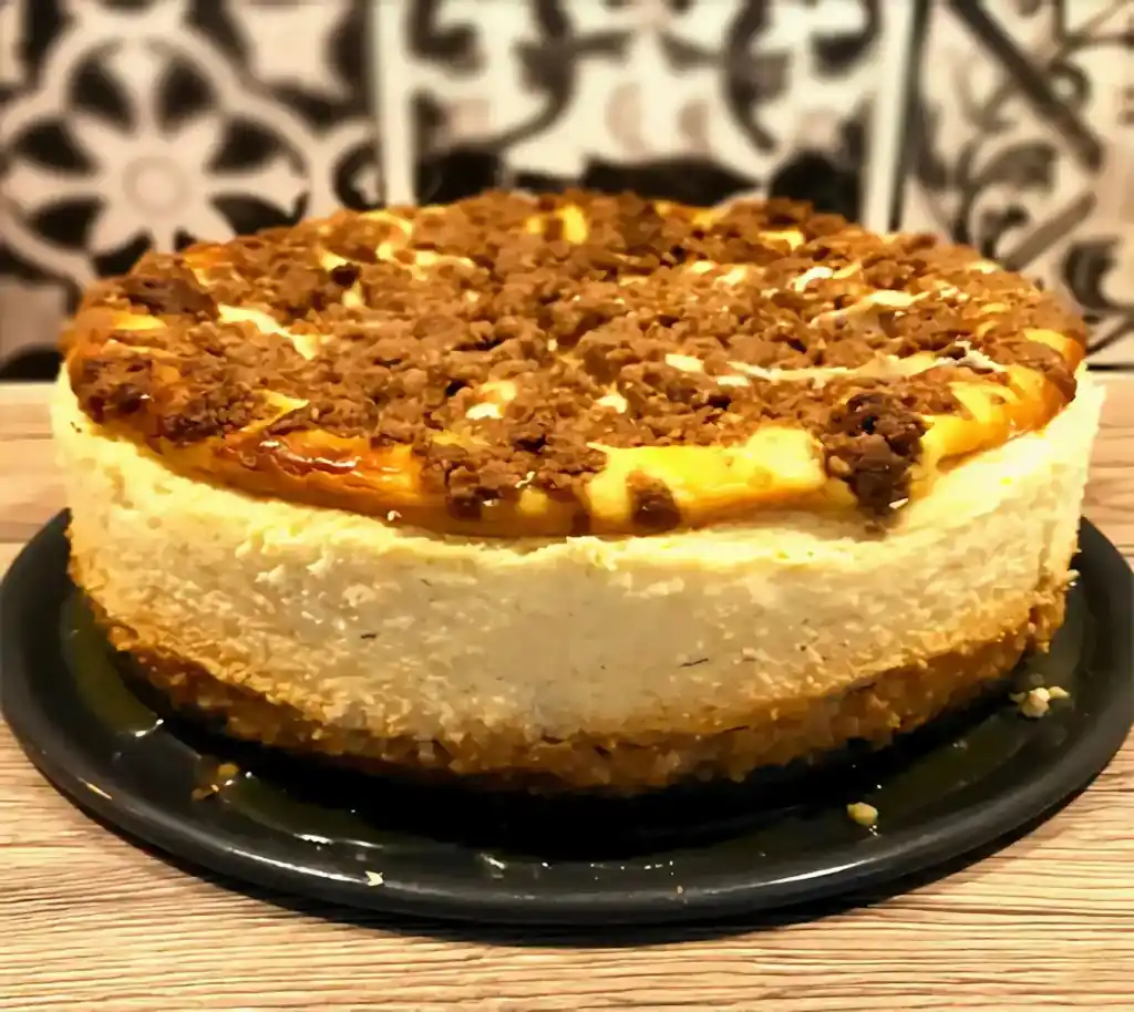Schoko-Käsekuchen mit Haselnuss-Streuseln (zuckerfrei)