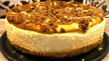 Schoko-Käsekuchen mit Haselnuss-Streuseln (zuckerfrei)