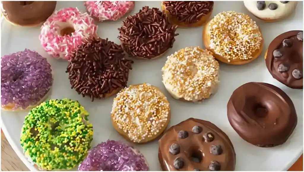 Selbstgemacht Donuts versucht