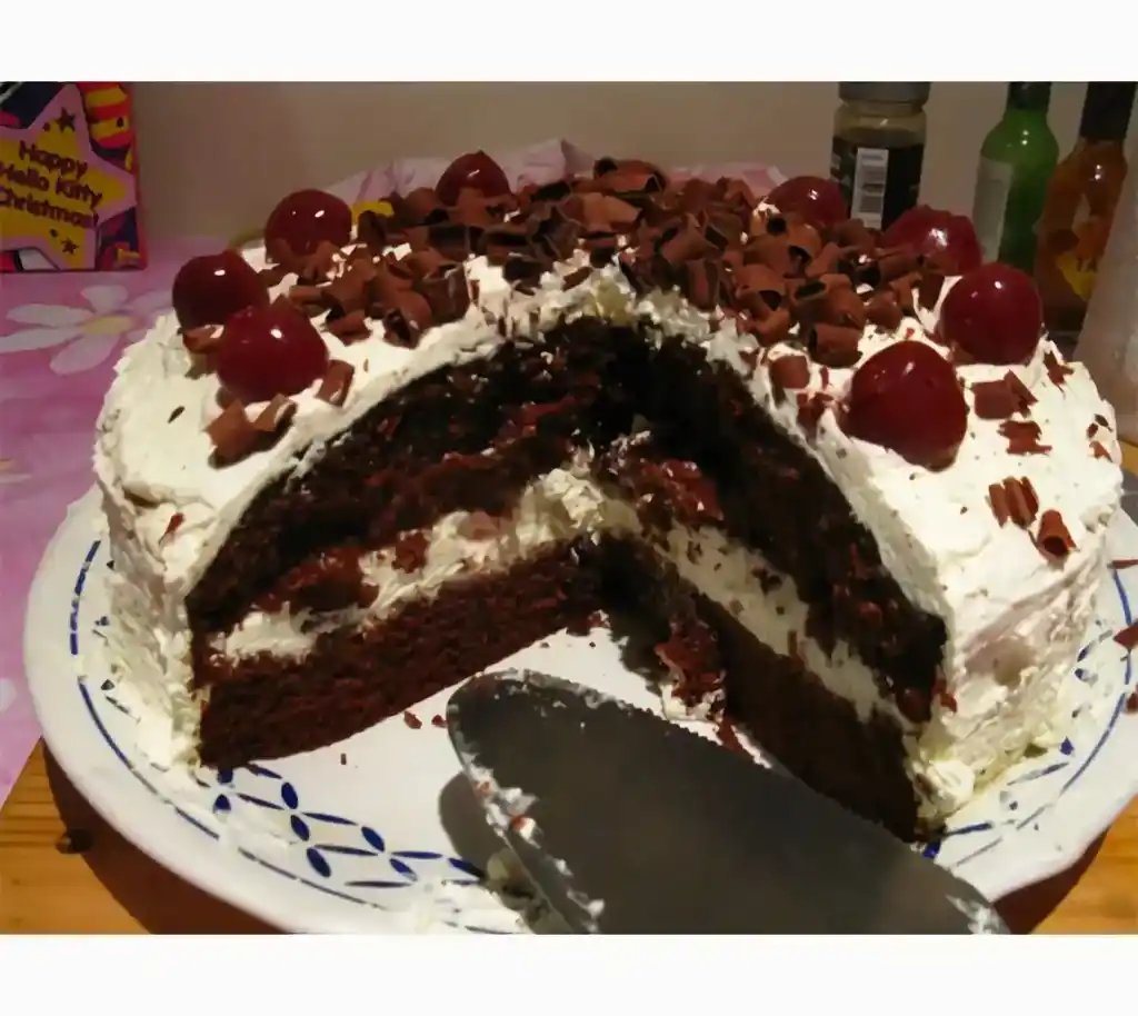Torte nach Schwarzwälder Kirsch Art zuckerfrei
