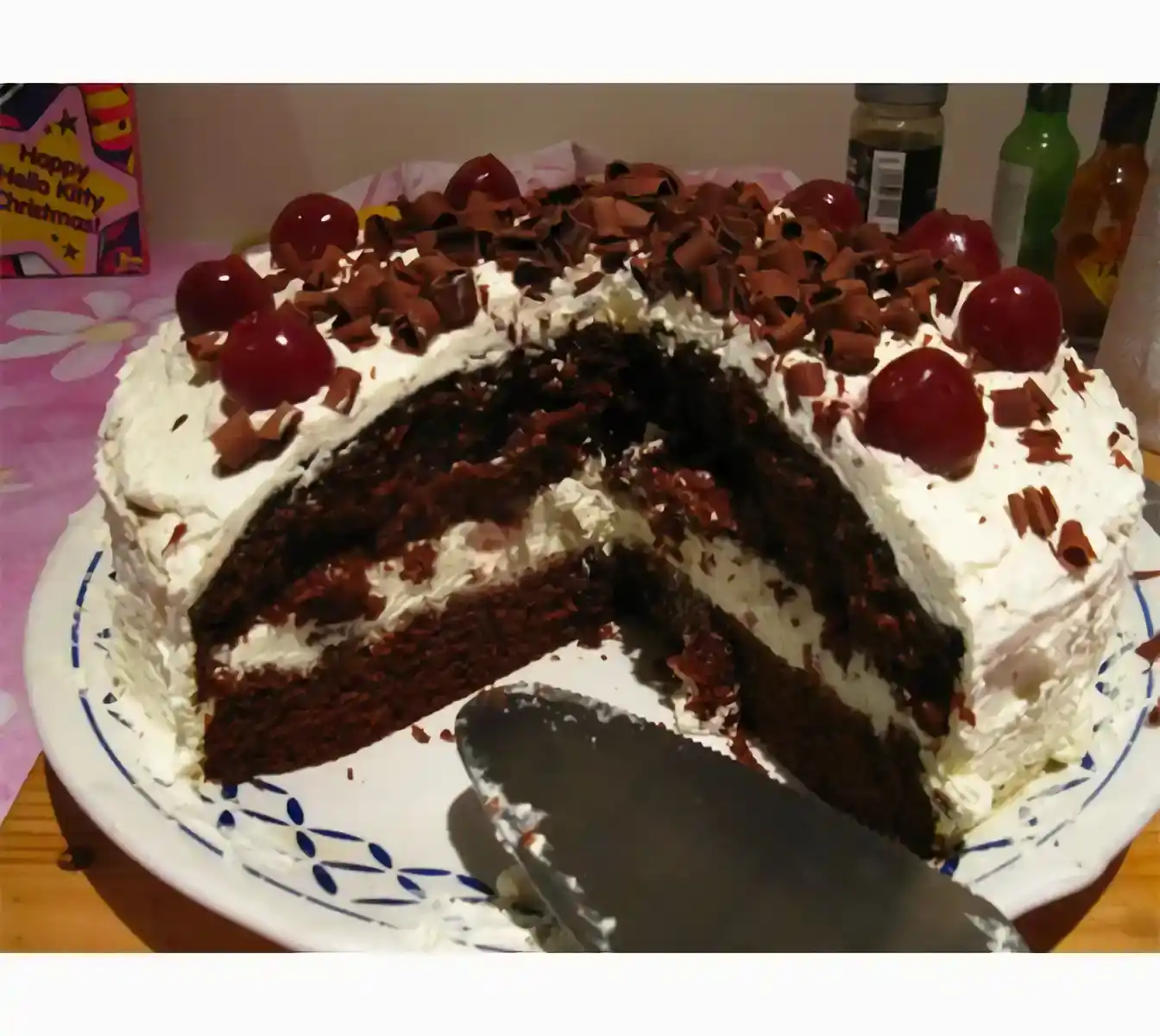 Torte nach Schwarzwälder Kirsch Art zuckerfrei Torte nach Schwarzwälder Kirsch Art zuckerfrei