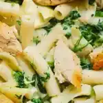 low carb Hähnchen Alfredo