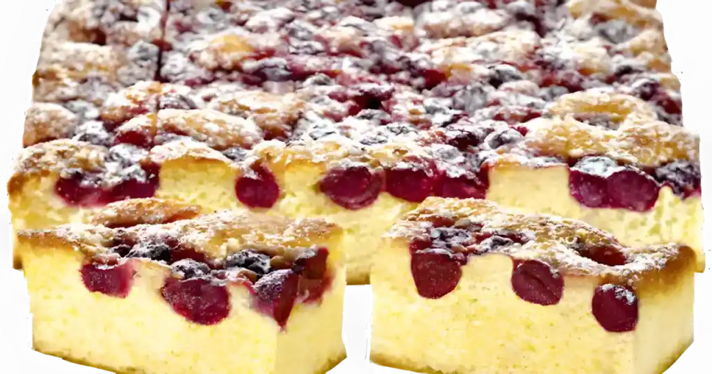 5 Minuten Kirsch Blechkuchen