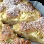 APFELKUCHEN MIT HAFERFLOCKEN UND MANDELN