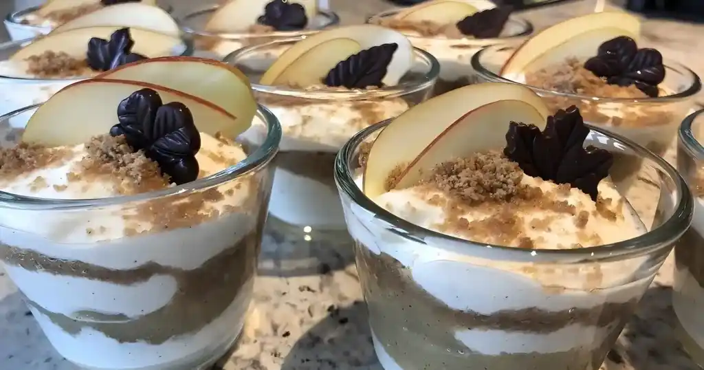Apfel Spekulatius Dessert